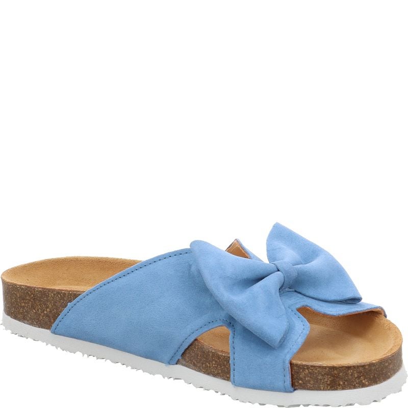 Think! CRISSI Damen Pantolette - Material: Leder in Blau