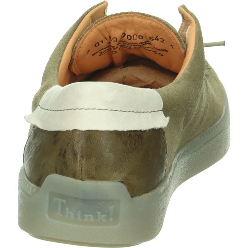 Think TURNA MEN Sneakers low - Material: Leather in Olive