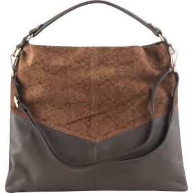 Think! THINK! BAG Damen Tasche - Material: Leder in Braun