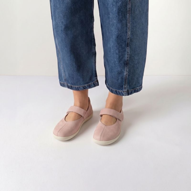 Think! BLO Damen Ballerina - Material: Leder in Rosa