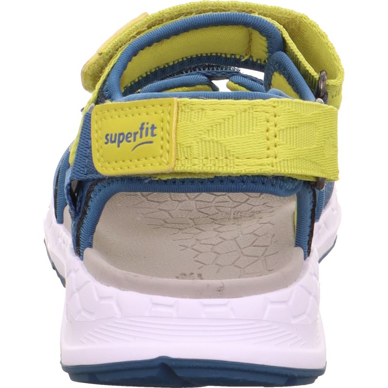 Superfit CRISS CROSS Sandal - Material: TextilSonstigesMaterial in Blue