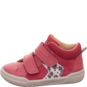Superfit SUPERFREE Unisex | Mädchen Sneaker high - Material: Leder/Textil in Rot