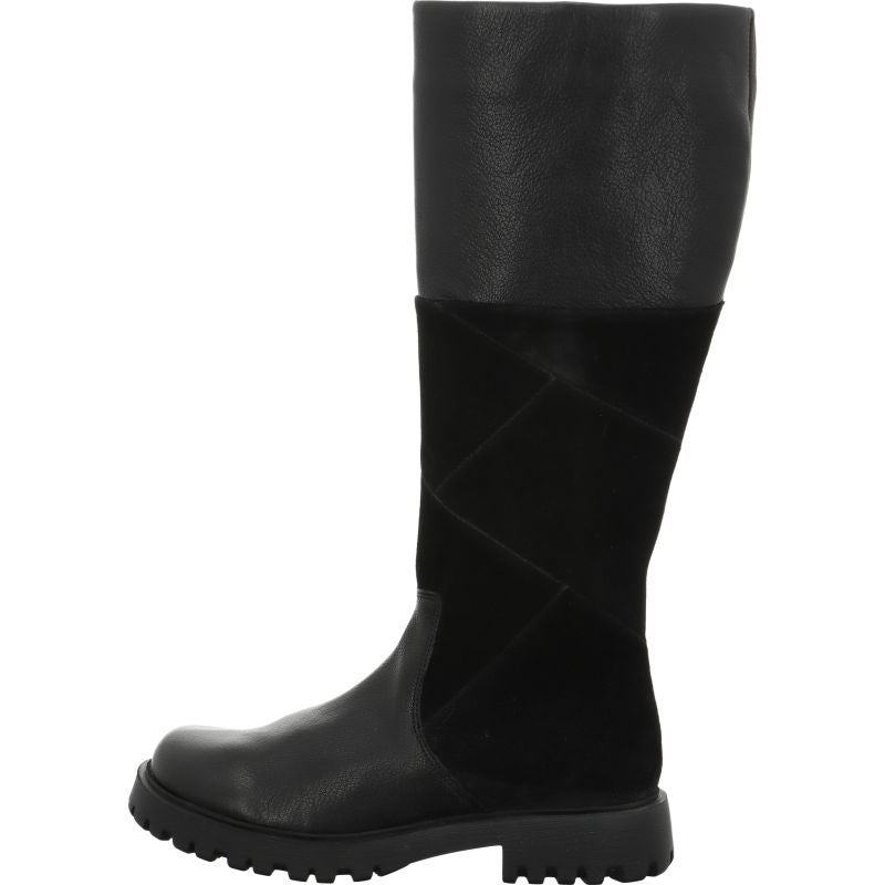 Think TRENTO Woman Boot - Material: Leather in Black