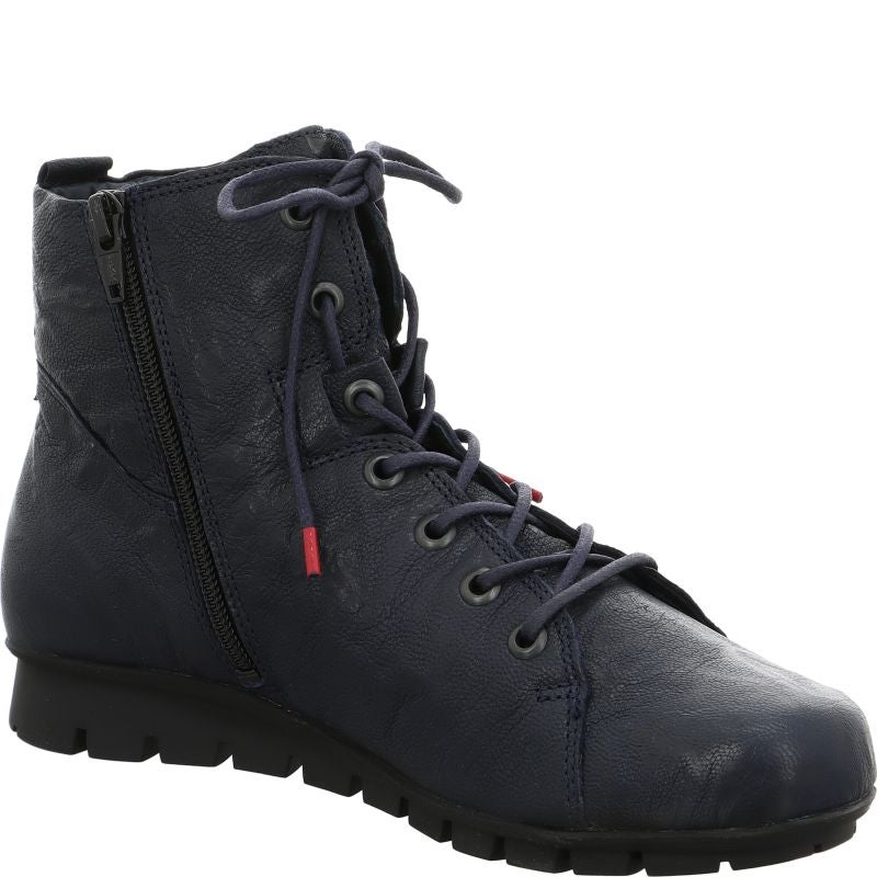 Think! MENSCHA Damen Stiefelette - Material: Leder in Blau