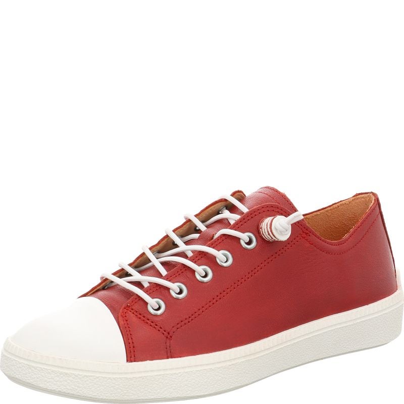 Think! TURNA DAMEN Damen Sneaker low - Material: Leder in Rot