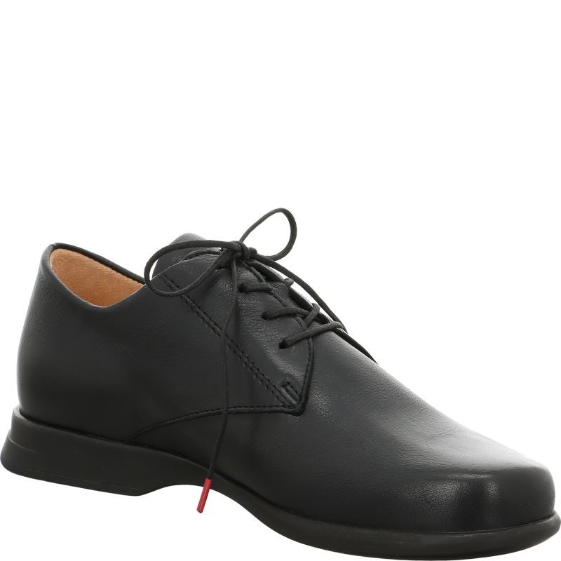 Think! PENSA DAMEN Damen Schnürschuh - Material: Leder in Schwarz