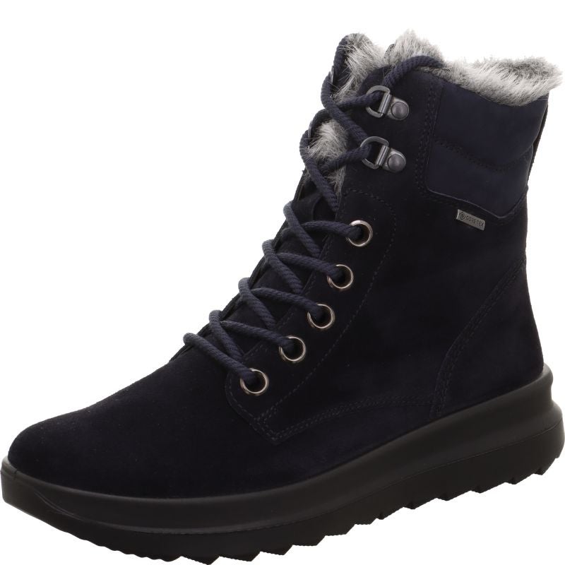 Legero DREAMER Damen Schnürboots - Material: Leder in Blau