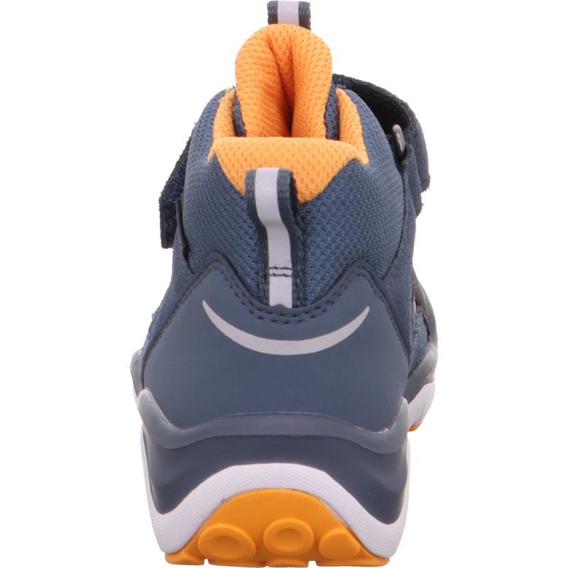 Superfit SPORT5 Unisex, Jungen Sneaker high - Material: Leder/Sonstiges Material/Textil in Blau