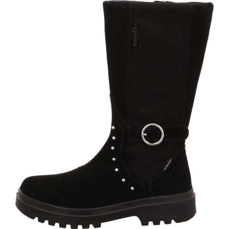 Superfit ABBY Girls Boot - Material: Leather/Textil in Black
