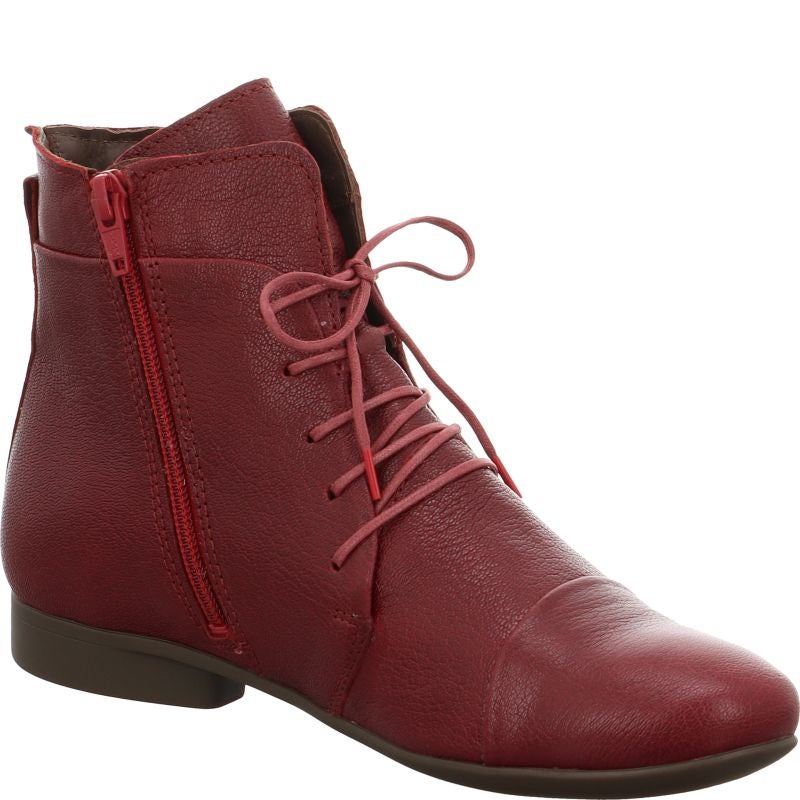 Think! GUAD2 Damen Stiefelette - Material: Leder in Rot