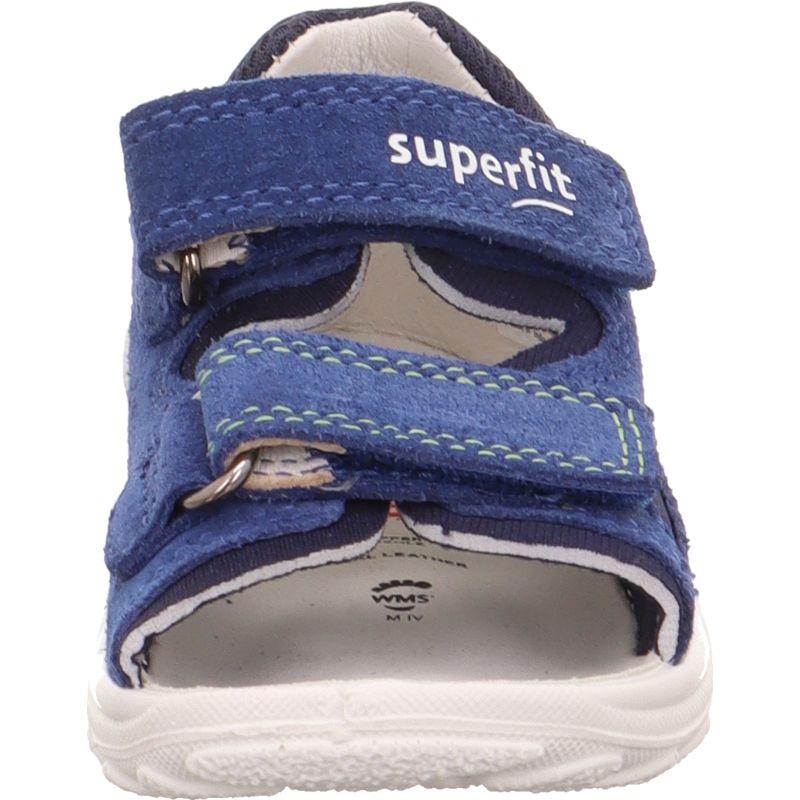 superfit FLOW Jungen Sandale - Material: Leder/Textil in Blau
