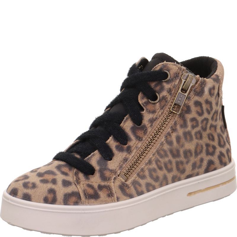 Superfit STELLA Sneaker high - Material: Leder/Textil in Braun