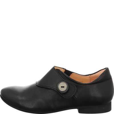 Think! GUAD2 Damen Slipper - Material: Leder in Schwarz