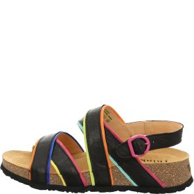 Think KOAK DAMEN Woman Strap sandal - Material: Leather in Black