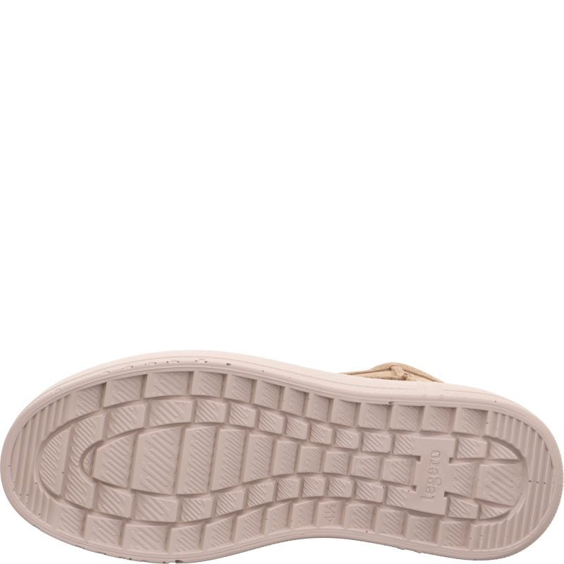 legero WONDER Damen Stiefelette - Material: Leder in Beige