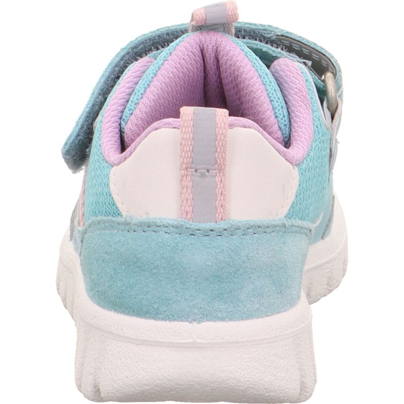Superfit SPORT7 MINI Girls Sneakers low - Material: Leder/Sonstiges Material/Texti in Green
