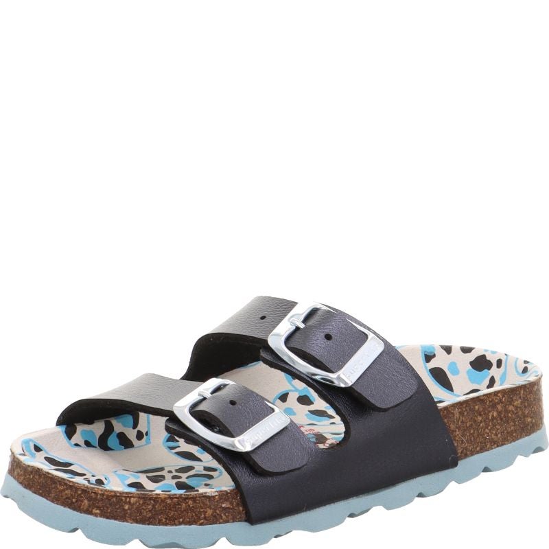Superfit FUSSBETTPANTOFFEL Girls Slipper - Material: Sonstiges Material in Black