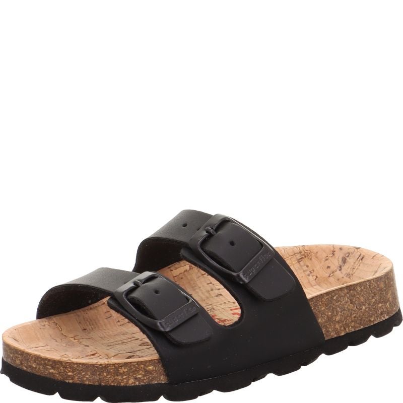 Superfit FUSSBETTPANTOFFEL Slipper - Material: SonstigesMaterial in Black