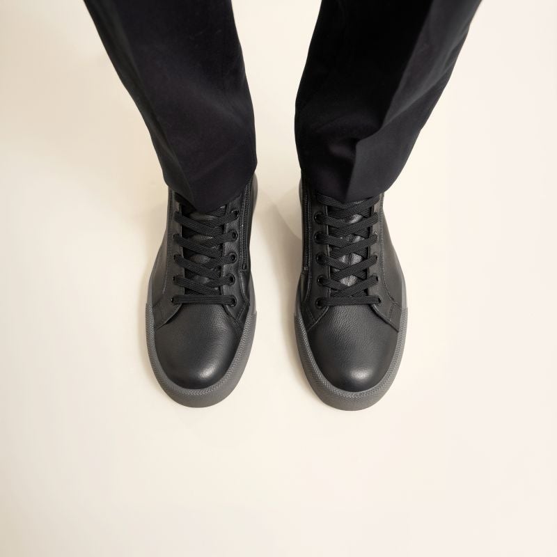 Legero MONDO Men Sneakers high - Material: Leather in Black
