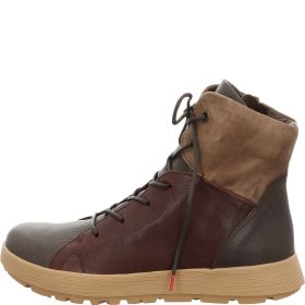 Think COMODA Woman Ankle boot - Material: Leather in Grey