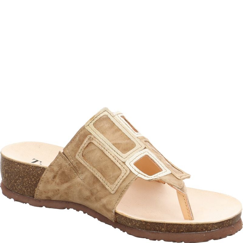 Think JULIA DAMEN Woman  - Material: Leather in Beige