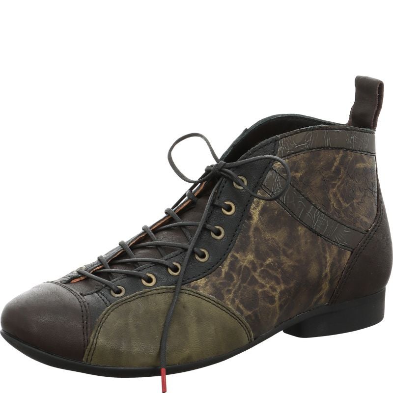Think GUAD2 Woman Ankle boot - Material: Leather in Multi Colour