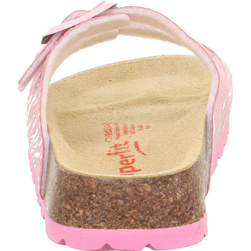 Superfit FUSSBETTPANTOFFEL Slipper - Material: Textile in Rose