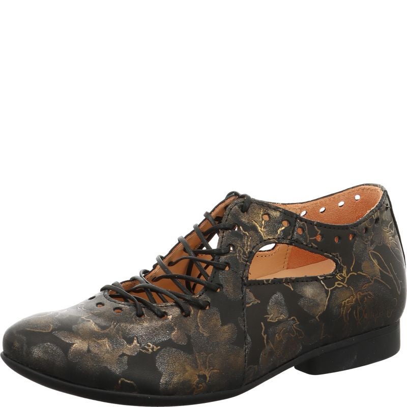 Think GUAD2 Lace up shoe - Material: Leather in Multicolored