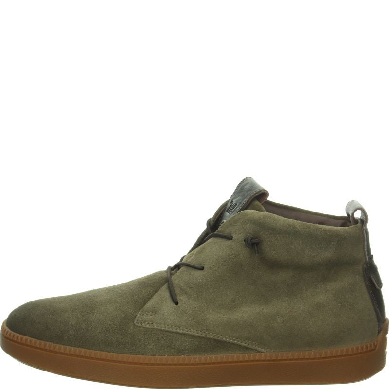 Think TURNA MEN Men Sneakers high - Material: Leather in Olive