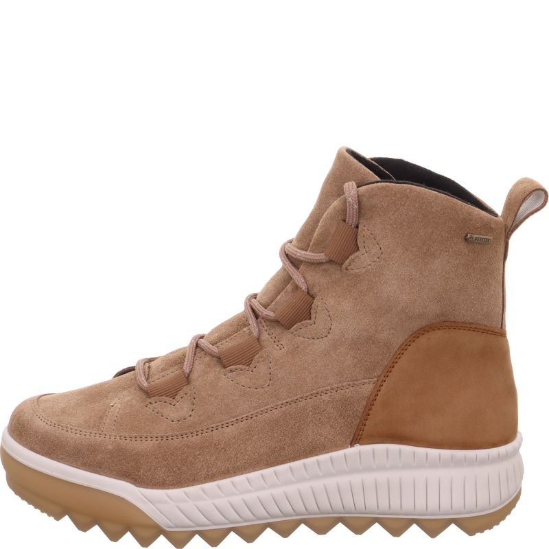 Legero TIRANO Damen Schnürboots - Material: Leder in Beige