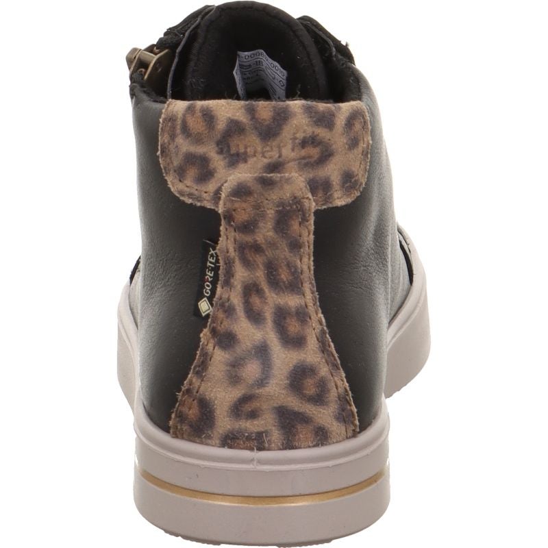 Superfit STELLA Sneaker high - Material: Leder/Textil in Schwarz