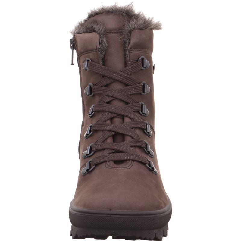 Legero NOVARA Damen Schnürboots - Material: Leder in Grau