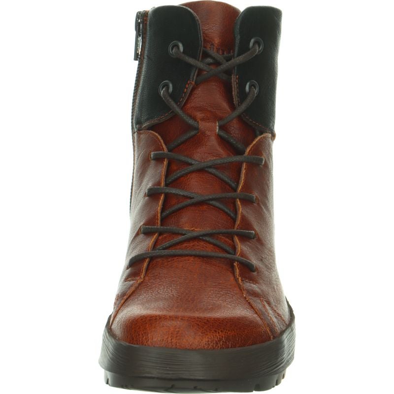 Think! COMODA Damen Stiefelette - Material: Leder in Braun