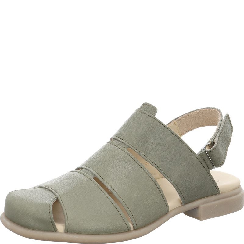 Think KAMAA Sandal - Material: Leather in Olive