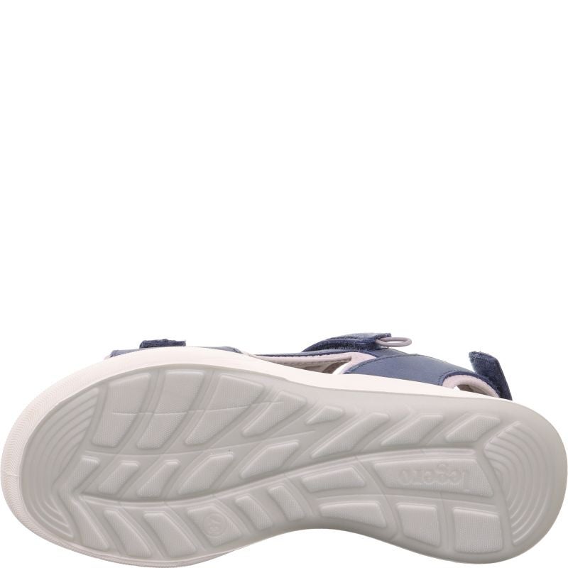 Legero SIRIS 2.0 Damen Sandale - Material: Leder/Textil in Blau