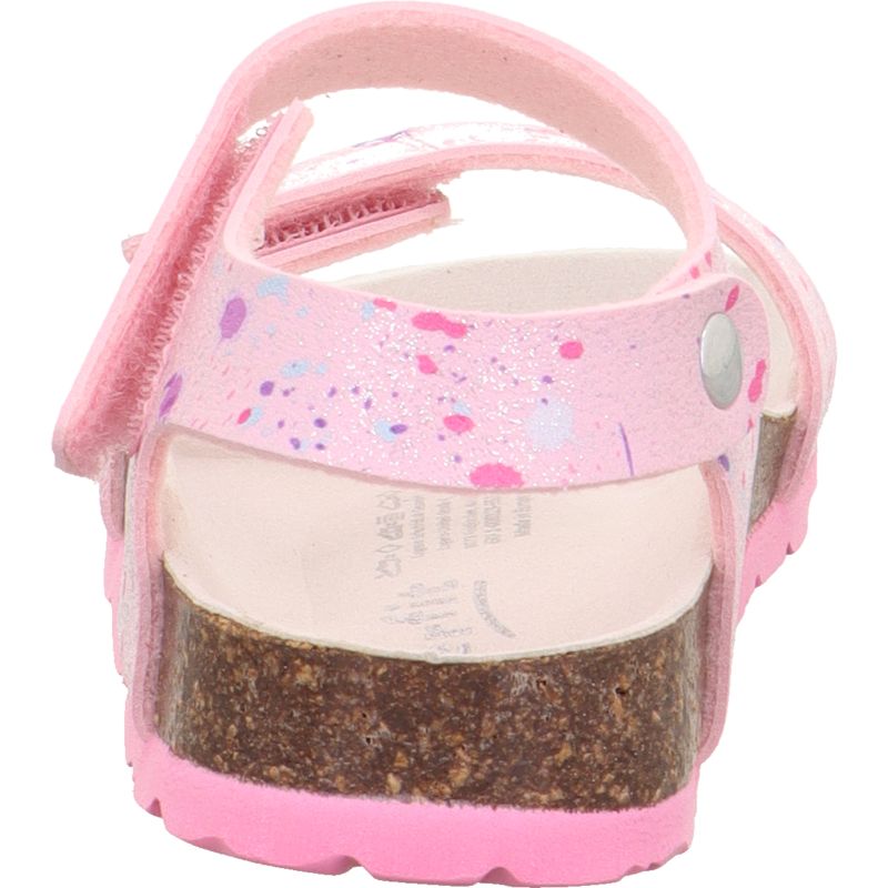 Superfit FUSSBETTPANTOFFEL Girls Sandal - Material: Sonstiges Material in Pink