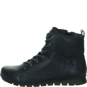 Think MENSCHA Lace-up boot - Material: Leather in Blue