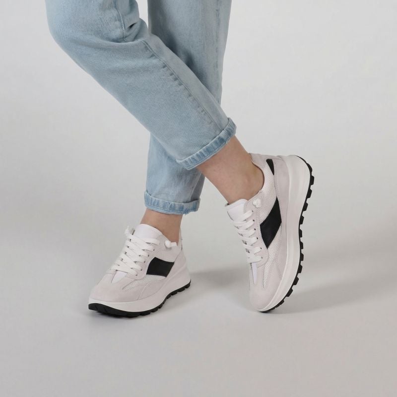 Legero T4 RUN Woman Sneakers low - Material: Leather/Textil in White