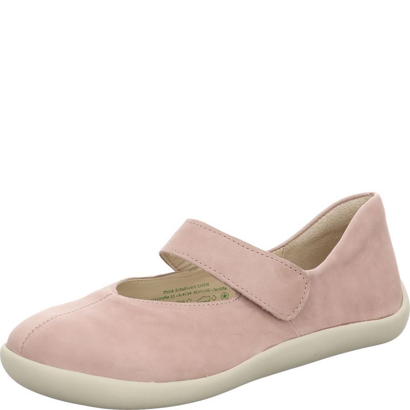 Think! BLO Damen Ballerina - Material: Leder in Rosa