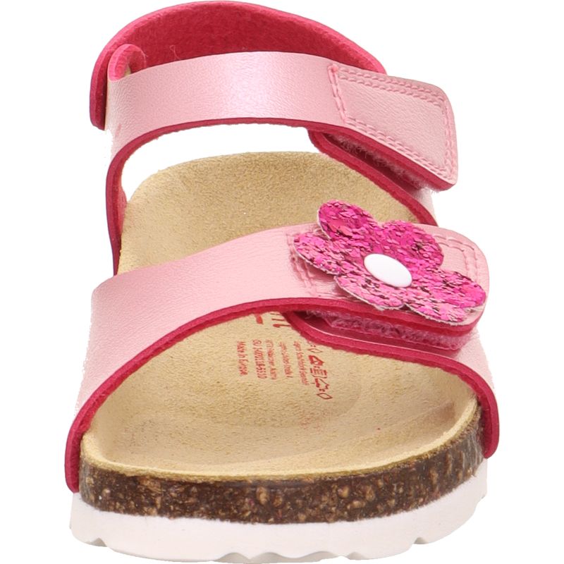 superfit FUSSBETTPANTOFFEL Mädchen Sandale - Material: Sonstiges Material in Pink