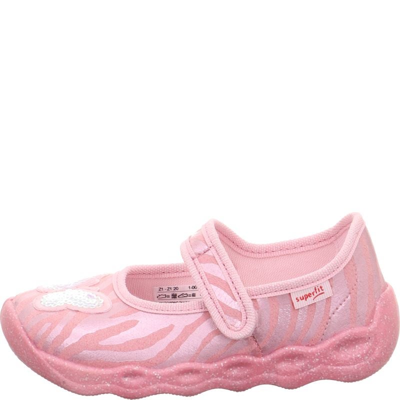 Superfit BUBBLE Slipper - Material: Textile in Rose