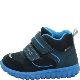 Superfit SPORT7 MINI Unisex | Jungen Sneaker high - Material: Leder/Sonstiges Material/Textil in Grün