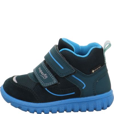Superfit SPORT7 MINI Unisex | Jungen Sneaker high - Material: Leder/Sonstiges Material/Textil in Grün