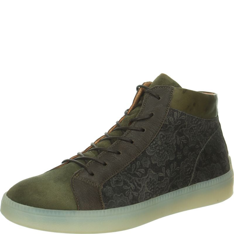 Think TURNA WOMEN Sneakers high - Material: Leather in Grey