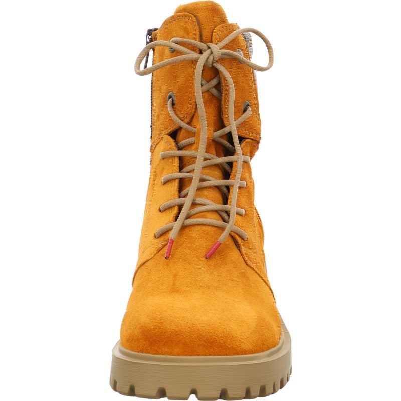 Think TRENTO Woman Ankle boot - Material: Leather in Yellow