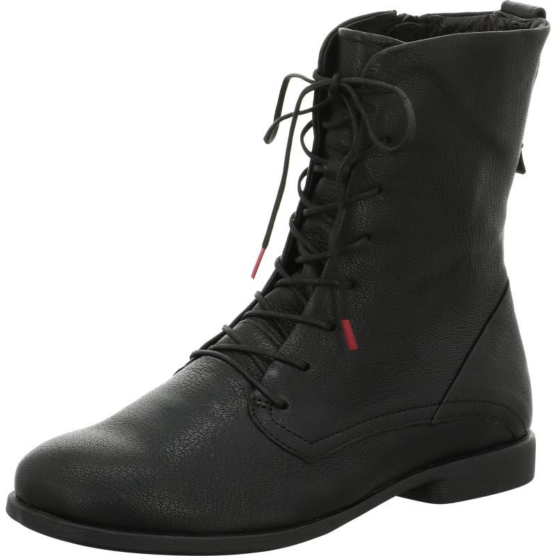Think! AGRAT Damen Stiefelette - Material: Leder in Schwarz