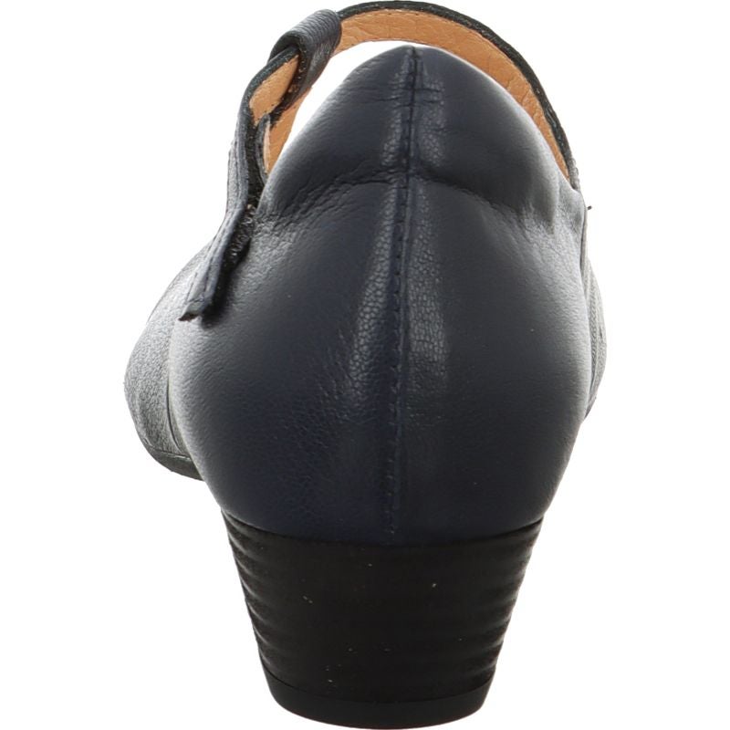 Think AIDA DAMEN Woman  - Material: Leather in Blue