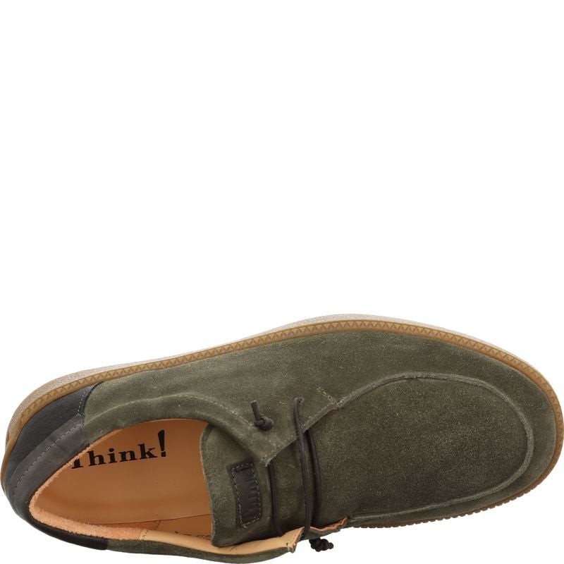 Think TURNA MEN Men Sneakers low - Material: Leather in Olive