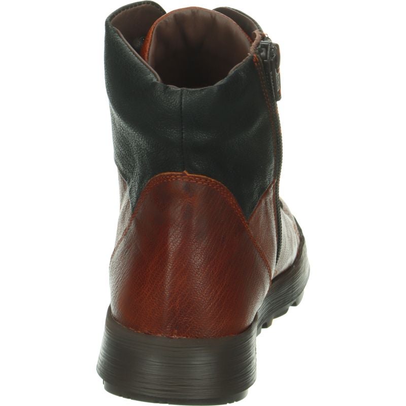 Think! COMODA Damen Stiefelette - Material: Leder in Braun
