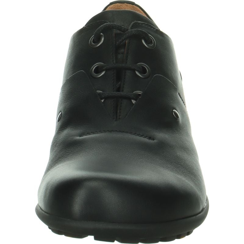 Think! KONG Herren Schnürschuh - Material: Leder in Schwarz